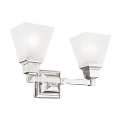 Mission 2 Light Polished Nickel Bath Vanity by Livex Lighting -Livex Lighting shop polished nickel livex lighting vanity lighting 1032 35 fa 1000