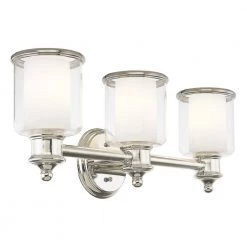 Middlebush 3 Light Polished Nickel Bath Vanity by Livex Lighting -Livex Lighting shop polished nickel livex lighting vanity lighting 40213 35 44 1000