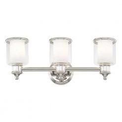 Middlebush 3 Light Polished Nickel Bath Vanity by Livex Lighting -Livex Lighting shop polished nickel livex lighting vanity lighting 40213 35 76 1000