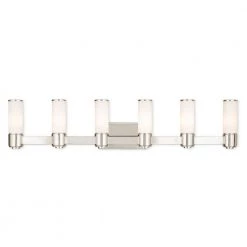 Weston 6 Light Polished Nickel ADA Wall Sconce/ Bath Vanity by Livex Lighting