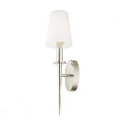 Witten 1 Light Polished Nickel ADA Wall Sconce by Livex Lighting -Livex Lighting shop polished nickel livex lighting wall sconces 41692 35 fa 1000