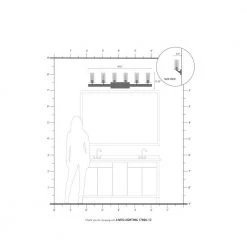 Beckett 6 Light Satin Brass Vanity Sconce by Livex Lighting -Livex Lighting shop satin brass and bronze livex lighting vanity lighting 17826 12 66 1000