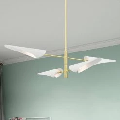 Capistrano 4 Light Satin Brass Pendant Chandelier by Livex Lighting -Livex Lighting shop satin brass livex lighting chandeliers 49494 12 40 1000