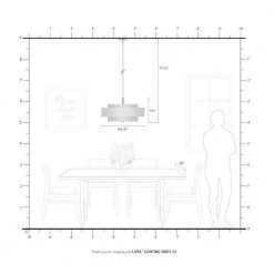 Meridian 5-Light Satin Brass Drum Pendant with Fabric Shade by Livex Lighting -Livex Lighting shop satin brass livex lighting chandeliers 50875 12 77 1000