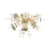 Circulo 4 Light Satin Brass Semi Flush Mount by Livex Lighting