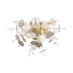 Circulo 4 Light Satin Brass Semi Flush Mount by Livex Lighting 25 Circulo 4 Light Satin Brass Semi Flush Mount by Livex Lighting -Livex Lighting shop satin brass livex lighting flush mount lights 40070 12 fa 1000
