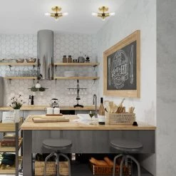 Copenhagen 3 Light Satin Brass Semi Flush Mount by Livex Lighting -Livex Lighting shop satin brass livex lighting flush mount lights 51137 12 a0 1000