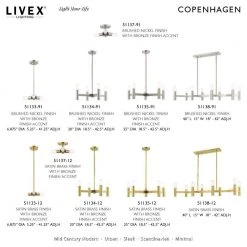 Copenhagen 3 Light Satin Brass Semi Flush Mount by Livex Lighting -Livex Lighting shop satin brass livex lighting flush mount lights 51137 12 d4 1000