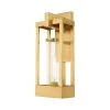 Delancey 1 Light Satin Brass Outdoor Wall Sconce by Livex Lighting