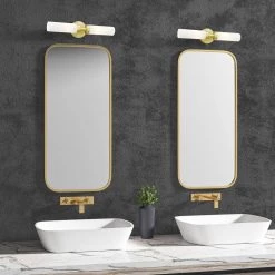 Aero 2 Light Satin Brass ADA Vanity Sconce by Livex Lighting -Livex Lighting shop satin brass livex lighting vanity lighting 10104 12 1d 1000