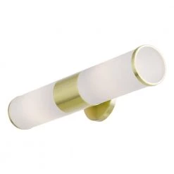 Lindale 18.5 in. 2-Light Satin Brass ADA Vanity Light with Satin Opal White Glass by Livex Lighting 17 Lindale 18.5 in. 2-Light Satin Brass ADA Vanity Light with Satin Opal White Glass by Livex Lighting -Livex Lighting shop satin brass livex lighting vanity lighting 16562 12 fa 1000