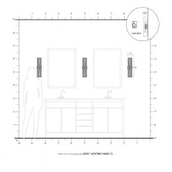 Soma 2 Light Satin Brass ADA Vanity Sconce by Livex Lighting -Livex Lighting shop satin brass livex lighting vanity lighting 16682 12 66 1000