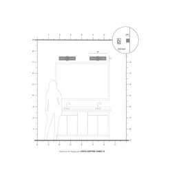 Soma 2 Light Satin Brass ADA Vanity Sconce by Livex Lighting -Livex Lighting shop satin brass livex lighting vanity lighting 16682 12 77 1000