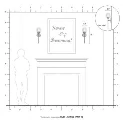 Willow 1-Light Satin Brass Wall Sconce with Clear Glass by Livex Lighting -Livex Lighting shop satin brass livex lighting vanity lighting 17471 12 77 1000