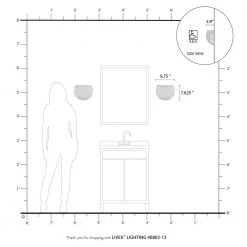 Piedmont 1-Light Satin Brass Half Moon Wall Sconce by Livex Lighting -Livex Lighting shop satin brass livex lighting vanity lighting 40802 12 40 1000