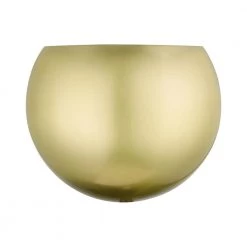 Piedmont 1-Light Satin Brass Half Moon Wall Sconce by Livex Lighting
