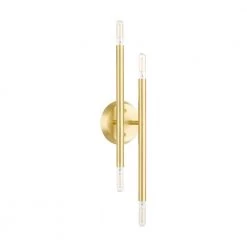 Soho 4 Light Satin Brass Sconce by Livex Lighting -Livex Lighting shop satin brass livex lighting vanity lighting 46771 12 c3 1000