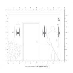 Denmark 3 Light Satin Brass ADA Triple Sconce by Livex Lighting -Livex Lighting shop satin brass livex lighting vanity lighting 49343 12 77 1000