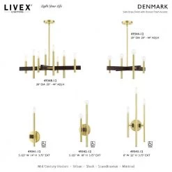 Denmark 3 Light Satin Brass ADA Triple Sconce by Livex Lighting -Livex Lighting shop satin brass livex lighting vanity lighting 49343 12 d4 1000