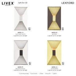 Lexford 2 Light Satin Brass ADA Sconce by Livex Lighting -Livex Lighting shop satin brass with bronze livex lighting vanity lighting 46002 12 d4 1000