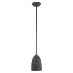 Arlington 1 Light Scandinavian Gray with Brushed Nickel Accents Pendant by Livex Lighting 15 Arlington 1 Light Scandinavian Gray with Brushed Nickel Accents Pendant by Livex Lighting -Livex Lighting shop scandinavian gray livex lighting chandeliers 49107 76 4f 1000