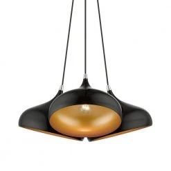 Amador 3-Light Shiny Black Teardrop Cluster Pendant by Livex Lighting -Livex Lighting shop shiny black livex lighting chandeliers 41053 68 44 1000