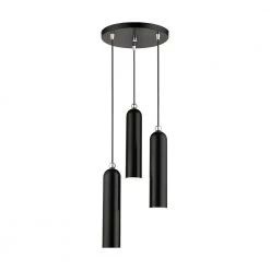 Ardmore 3 Light Shiny Black Pendant by Livex Lighting -Livex Lighting shop shiny black livex lighting chandeliers 46753 68 4f 1000