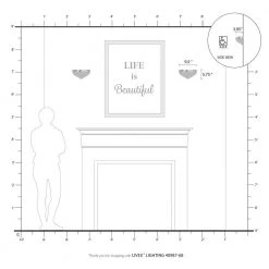 Amador 9.75 in. 1-Light Shiny Black Half Moon Wall Sconce by Livex Lighting -Livex Lighting shop shiny black livex lighting vanity lighting 40987 68 76 1000