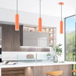 Ardmore 1 Light Shiny Orange Pendant by Livex Lighting -Livex Lighting shop shiny orange livex lighting chandeliers 46751 77 40 1000