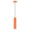 Ardmore 1 Light Shiny Orange Pendant by Livex Lighting