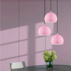 Metal Shade Mini Pendants 1 Light Shiny Pink Mini Pendant by Livex Lighting -Livex Lighting shop shiny pink livex lighting pendant lights 41181 79 a0 1000