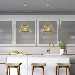 Ashland 1-Light Soft Gold Island Pendant by Livex Lighting -Livex Lighting shop soft gold livex lighting chandeliers 41328 33 76 1000