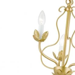 Katarina 3-Light Soft Gold Floral Chandelier by Livex Lighting -Livex Lighting shop soft gold livex lighting chandeliers 42903 33 1f 1000