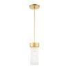 Norwich 1 Light Soft Gold Chandelier by Livex Lighting