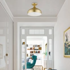 Amador 11.75 in. 1-Light Soft Gold Semi-Flush Mount by Livex Lighting 15 Amador 11.75 in. 1-Light Soft Gold Semi-Flush Mount by Livex Lighting -Livex Lighting shop soft gold livex lighting flush mount lights 41050 33 76 1000