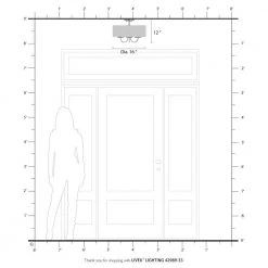 Brookdale 16 in. 3-Light Soft Gold Semi-Flush Mount by Livex Lighting -Livex Lighting shop soft gold livex lighting flush mount lights 42989 33 fa 1000