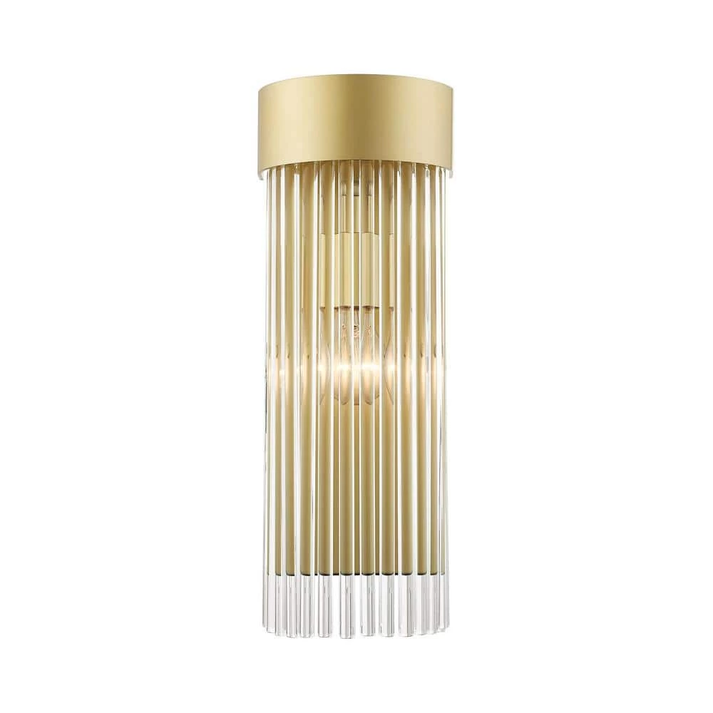 Norwich 1 Light Soft Gold Sconce by Livex Lighting 1 Norwich 1 Light Soft Gold Sconce by Livex Lighting