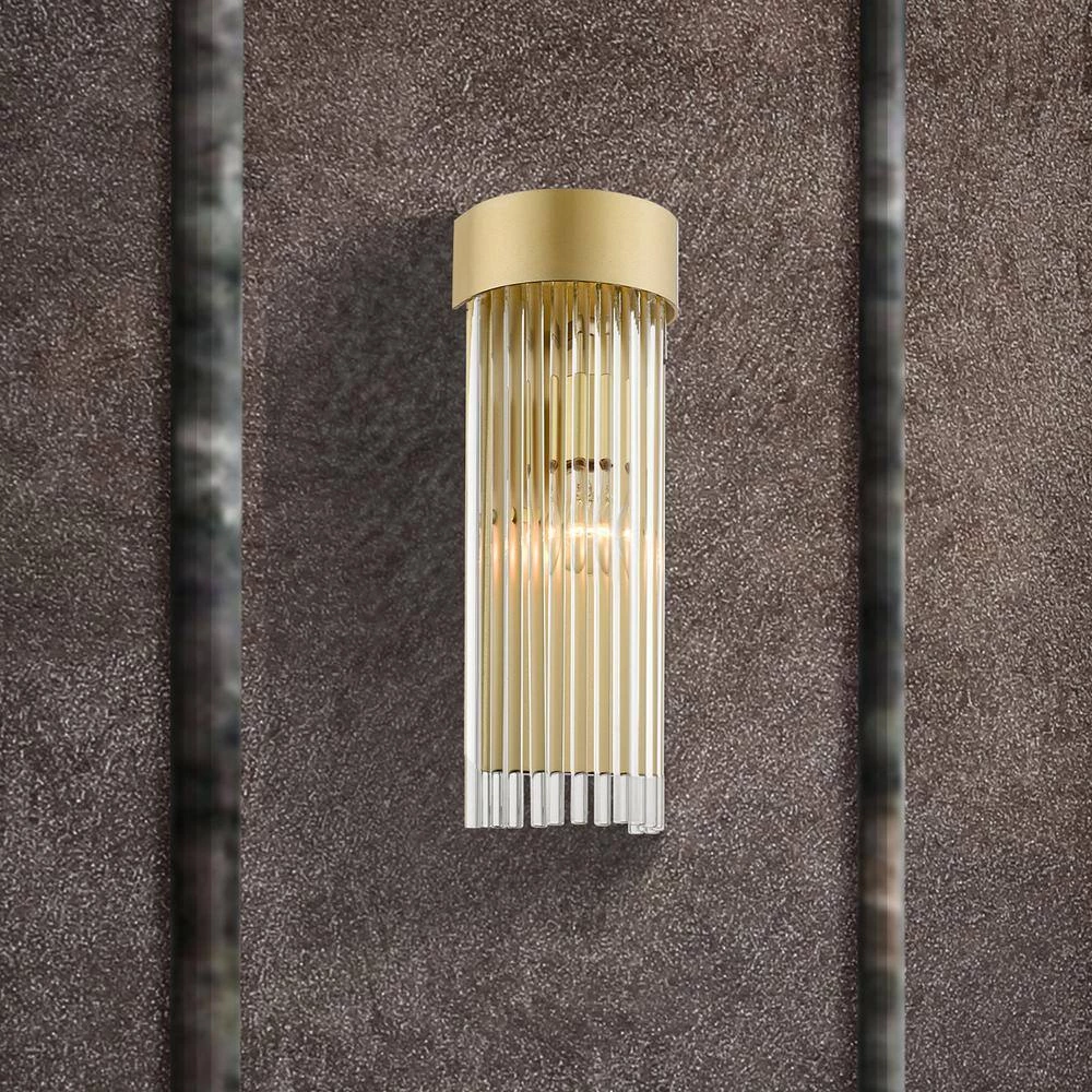 Norwich 1 Light Soft Gold Sconce by Livex Lighting 2 Norwich 1 Light Soft Gold Sconce by Livex Lighting - Image 2