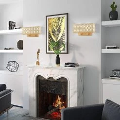 Calinda 2 Light Soft Gold ADA Double Sconce by Livex Lighting -Livex Lighting shop soft gold livex lighting vanity lighting 49877 33 1d 1000