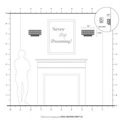 Calinda 2 Light Soft Gold ADA Double Sconce by Livex Lighting -Livex Lighting shop soft gold livex lighting vanity lighting 49877 33 77 1000