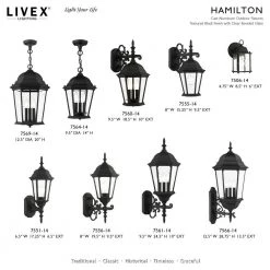 Hamilton Textured Black Outdoor Bulkhead Light by Livex Lighting -Livex Lighting shop textured black livex lighting bulkhead lights 7553 14 31 1000
