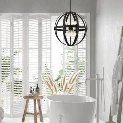 Stoneridge 6 Light Textured Black Pendant Chandelier by Livex Lighting -Livex Lighting shop textured black livex lighting chandeliers 49646 14 40 1000