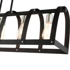 Stoneridge 5 Light Textured Black Linear Chandelier by Livex Lighting 20 Stoneridge 5 Light Textured Black Linear Chandelier by Livex Lighting -Livex Lighting shop textured black livex lighting chandeliers 49649 14 1f 1000