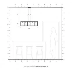 Stoneridge 5 Light Textured Black Linear Chandelier by Livex Lighting 17 Stoneridge 5 Light Textured Black Linear Chandelier by Livex Lighting -Livex Lighting shop textured black livex lighting chandeliers 49649 14 77 1000