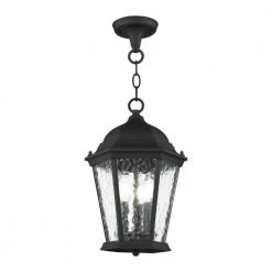 Hamilton 3 Light Textured Black Outdoor Pendant Lantern by Livex Lighting 7 Hamilton 3 Light Textured Black Outdoor Pendant Lantern by Livex Lighting -Livex Lighting shop textured black livex lighting outdoor pendant lights 75469 14 4f 1000