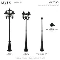 Oxford 1 Light Textured Black Outdoor Pendant Lantern by Livex Lighting -Livex Lighting shop textured black livex lighting outdoor pendant lights 7849 14 31 1000