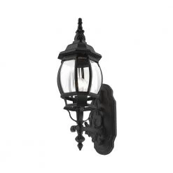Frontenac 1 Light Textured Black Outdoor Wall Sconce by Livex Lighting -Livex Lighting shop textured black livex lighting outdoor sconces 7520 14 76 1000