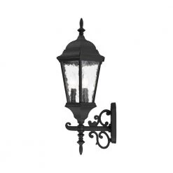 Hamilton 3 Light Textured Black Outdoor Wall Sconce by Livex Lighting -Livex Lighting shop textured black livex lighting outdoor sconces 75467 14 76 1000