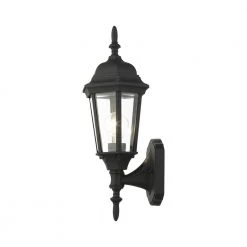 Hamilton 1 Light Textured Black Outdoor Wall Lantern by Livex Lighting -Livex Lighting shop textured black livex lighting outdoor sconces 7551 14 44 1000