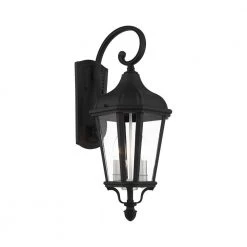 Morgan 2 Light Textured Black Outdoor Wall Sconce by Livex Lighting -Livex Lighting shop textured black livex lighting outdoor sconces 76186 14 1f 1000
